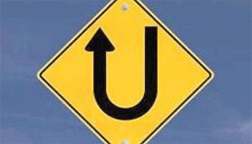 Utour Sign Example U-Turn Encouraged - Buford Church of Christ