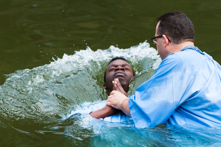 Baptizing
